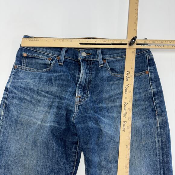 Lucky Brand Jeans Mens 31 x 32 Blue 121 Slim Distressed Denim Cotton - Picture 7 of 9